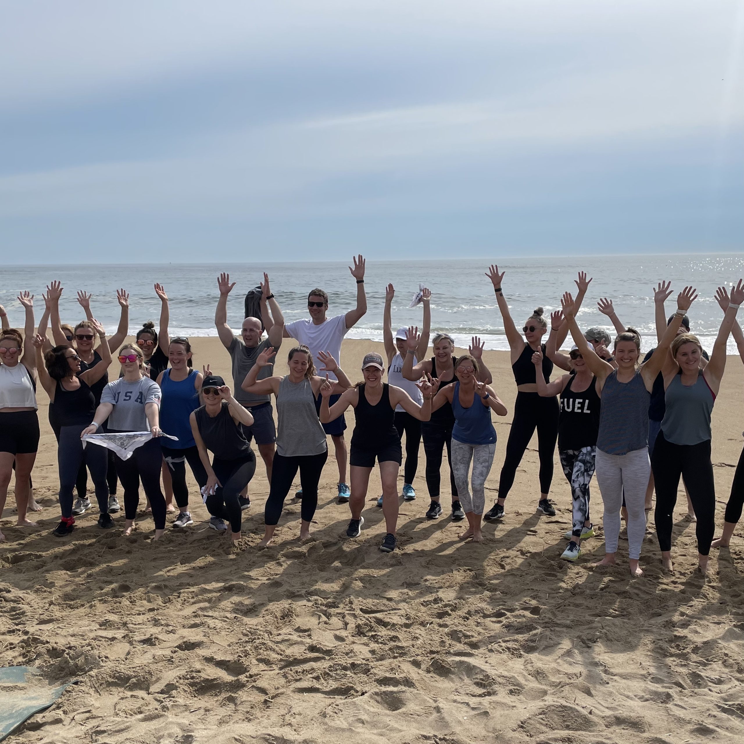 pop up beach boot camp - Fuel Training Studio